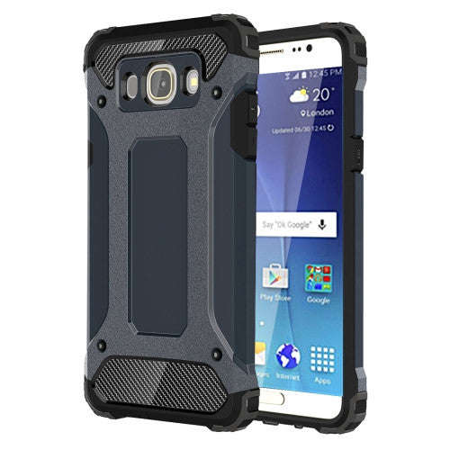 For Samsung Galaxy J7 (2016) / J710 Tough Armor TPU + PC Combination Case(Dark Blue)