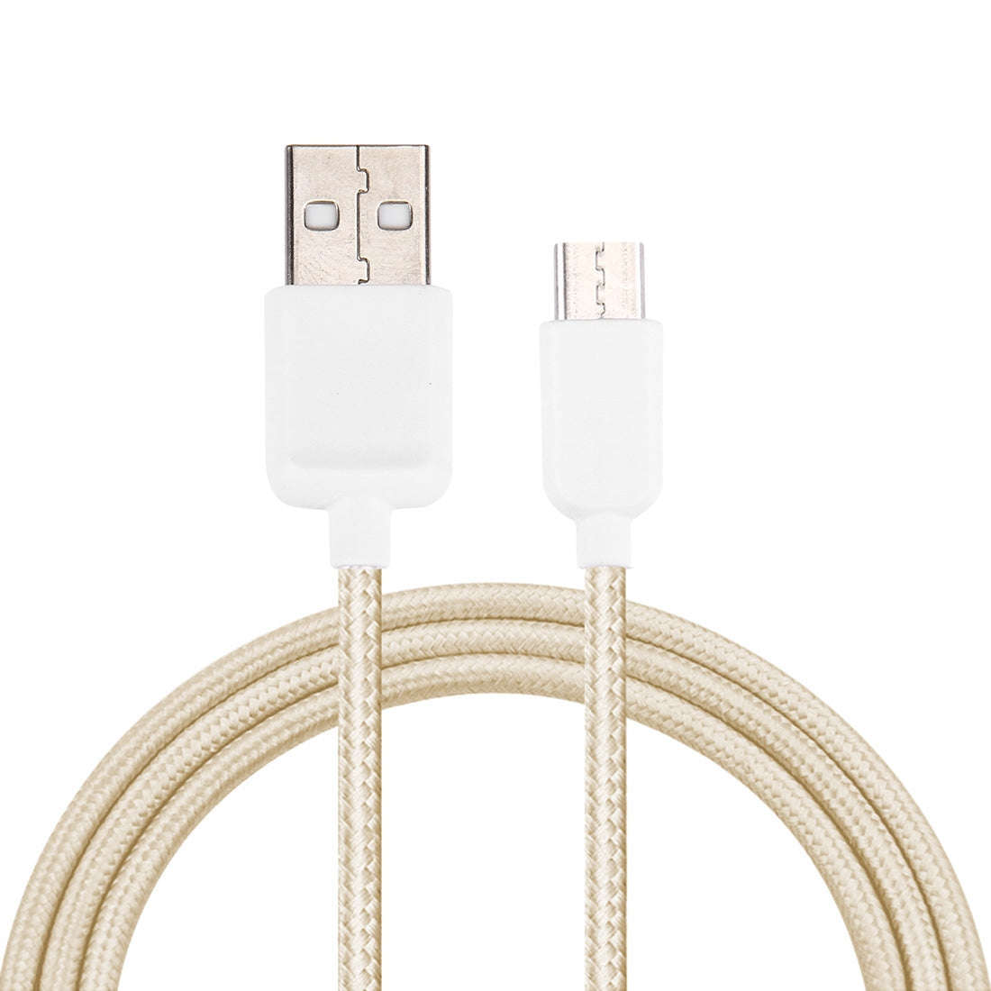 1m Type-C to USB 2.0 Nylon Woven Data Sync Charging Cable for Xiaomi Mi5 / Mi4c Meizu PRO 5 Letv ...