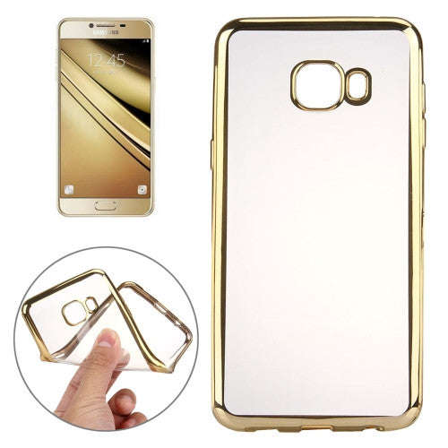 Samsung Galaxy A5 Case, (2016) / A510 Electroplating Transparent Soft TPU Protective Cover Case(G...