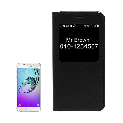 Samsung Galaxy A5 Case, (2017) / A520 Litchi Texture Horizontal Flip PU Leather Case with Call Di...