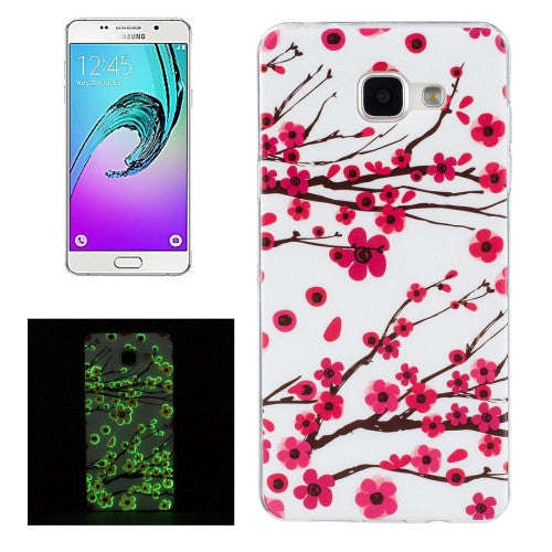 Samsung Galaxy A5 Case, (2016) / A510 Noctilucent Plum Pattern IMD Workmanship Soft TPU Back Cove...
