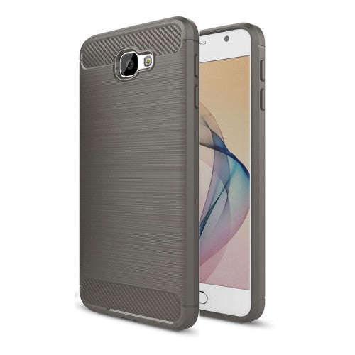 For Samsung Galaxy J7 Prime & On7(2016) / G610 Brushed Texture Carbon Fiber TPU Protective Case(G...