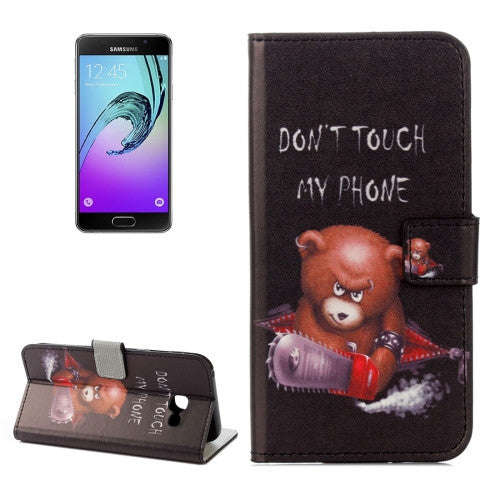 For Samsung Galaxy J5 Prime Little Bear Pattern Horizontal Flip Leather Case with Holder & Card S...