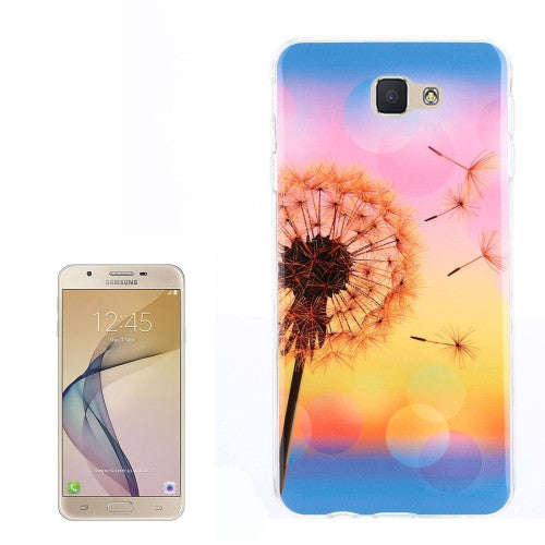 For Samsung Galaxy J5 Prime Sunset Dandelion Pattern TPU Back Case