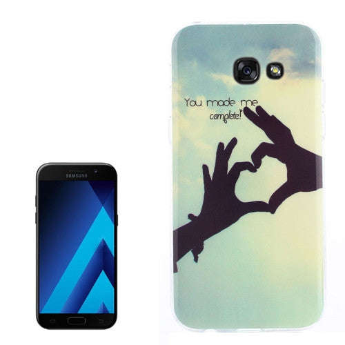 Samsung Galaxy A7 Case, (2017) / A720 Love Pattern TPU Back Case