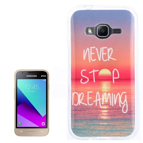 Samsung Galaxy J1 mini prime Case, SM-J106 Case, Sunrise at Sea Pattern TPU Back Case