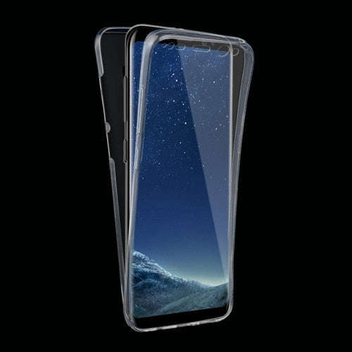 Samsung Galaxy S8 Case, 0.75mm Double-sided Ultra-thin Transparent TPU Protective Case (Grey)