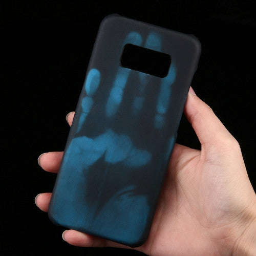Samsung Galaxy S8 Plus Case, Paste Skin + PC Thermal Sensor Discoloration Protective Back Cover C...