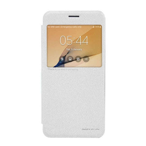 NILLKIN SPARKLE Series For Samsung Galaxy On7(2016) & J7 Prime Frosted Texture Horizontal Flip Le...