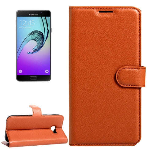 Samsung Galaxy A5 Case,(2017) / A520 Litchi Texture Horizontal Flip Leather Case with Magnetic Bu...
