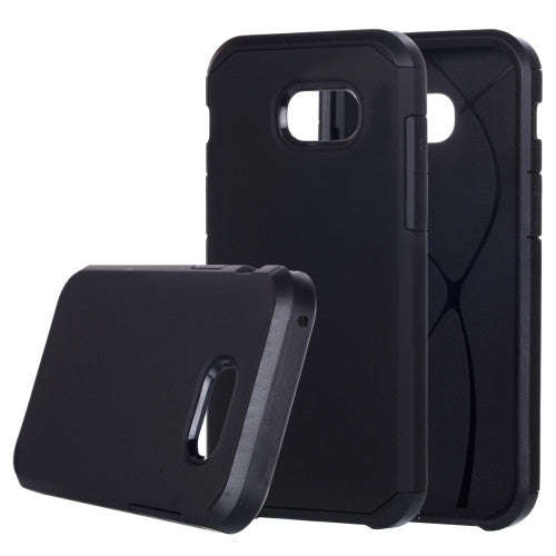 For Samsung Galaxy A5 (2017) PC + TPU Rugged Armor Combination Protective Case(Black)