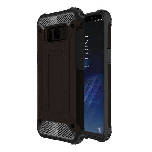 Samsung Galaxy S8 Plus Case, Tough Armor TPU + PC Combination Case(Black)