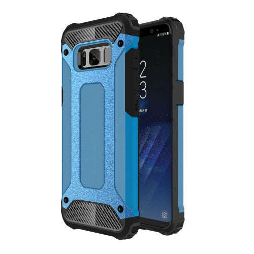 Samsung Galaxy S8 Plus Case, Tough Armor TPU + PC Combination Case(Blue)