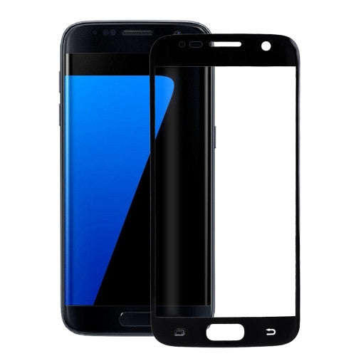 For Samsung Galaxy S7 / G930 Ultrathin Colorized Silk-screen TPU Full Screen Protector Film (Black)