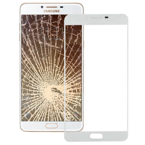 iPartsBuy for Samsung Galaxy C9 Pro / C900 Front Screen Outer Glass Lens(White)