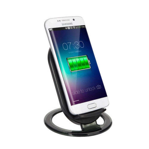 N900 Universal 2-coils Fast Wireless Stand Charger for Samsung Galaxy S7 Edge / S7 / S6 / S6 edge...