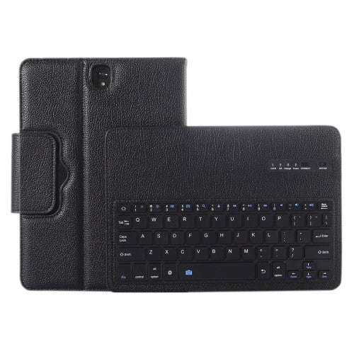 For Samsung Galaxy Tab S3 9.7 / T820 2 in 1 Detachable Bluetooth Keyboard Litchi Texture Leather ...