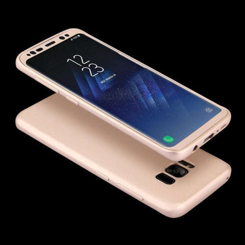 Samsung Galaxy S8 Plus Case, Full Coverage TPU Protective Back Cover Soft Case (Gold)