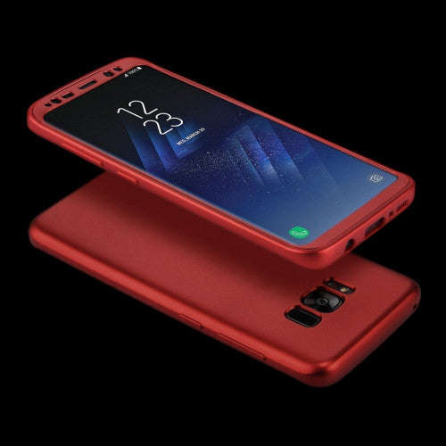 Samsung Galaxy S8 Plus Case, Full Coverage TPU Protective Back Cover Soft Case (Red)