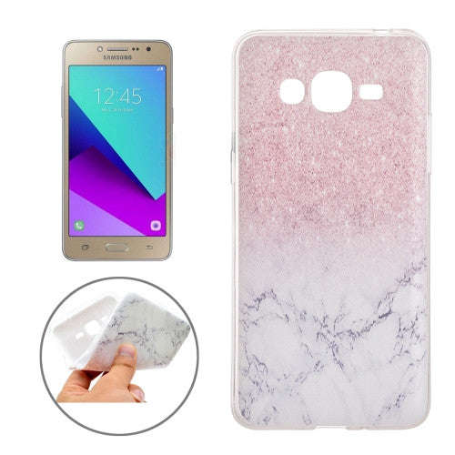Samsung Galaxy J2 Prime Case, G532 Case, Marble Pattern Soft TPU Protective Back Cover Case