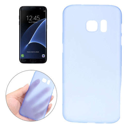 For Samsung Galaxy S7 Edge / G935 0.3mm Ultrathin Translucent Color PP Protective Cover Case (Blue)