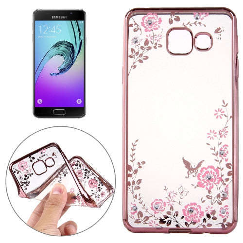 Samsung Galaxy A5 Case,(2016) / A510 Flowers Patterns Electroplating Soft TPU Protective Cover Ca...