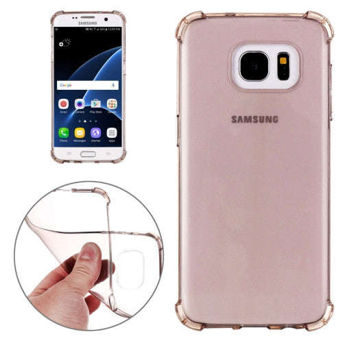 For Samsung Galaxy S7 / G930 Shock-resistant Cushion TPU Protective Case (Black)