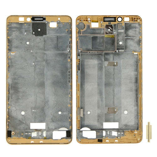 iPartsBuy Front Housing LCD Frame Bezel Plate Replacement for Huawei Ascend Mate 7(Gold)