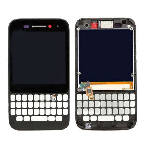 iPartsBuy for BlackBerry Q5  LCD Screen + Touch Screen Digitizer Assembly with Frame(Black)