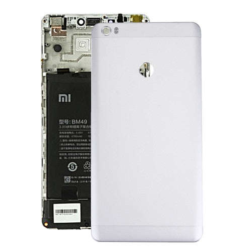 iPartsBuy for Xiaomi Mi Max Battery Back Cover(Silver)