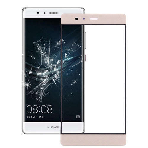 iPartsBuy Huawei P9 Plus Front Screen Outer Glass Lens(Gold)