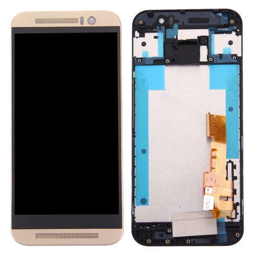 iPartsBuy for HTC One M9 LCD Screen + Touch Screen Digitizer Assembly (Gold on Gold)