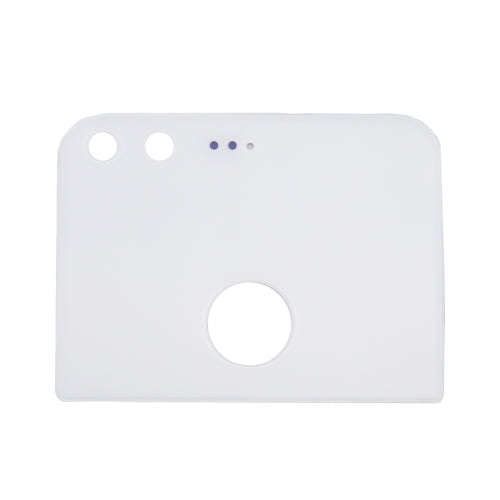 iPartsBuy for Google Pixel / Nexus S1 Glass Back Cover (Upper Part)(White)