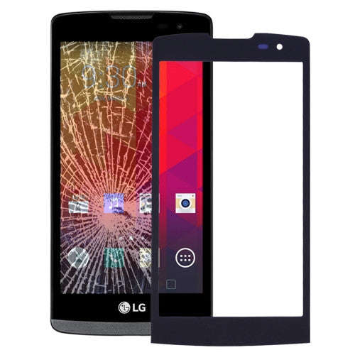 iPartsBuy for LG Leon / H340 Front Screen Outer Glass Lens(Black)