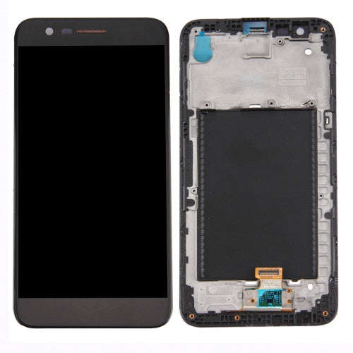 iPartsBuy for LG K10 2017 LCD Screen + Touch Screen Digitizer Assembly with Frame(Black)
