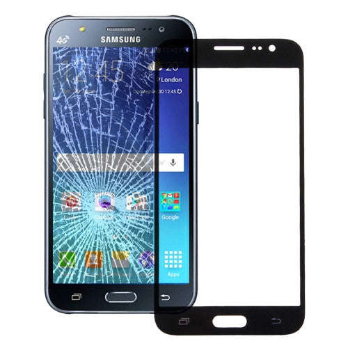iPartsBuy for Samsung Galaxy J7 / J700 Front Screen Outer Glass Lens(Black)
