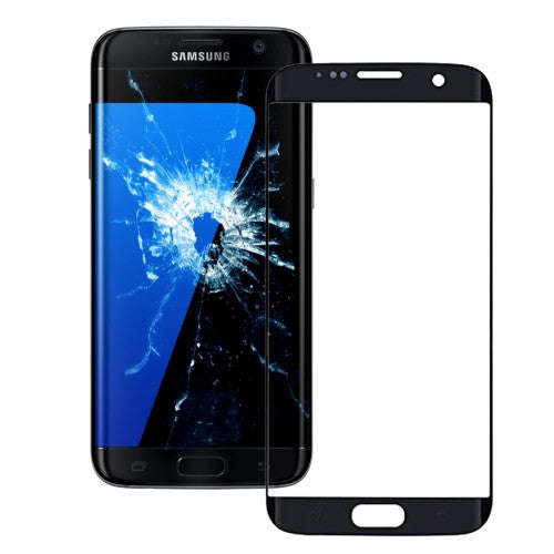 iPartsBuy for Samsung Galaxy S7 Edge / G935 Original Front Screen Outer Glass Lens(Black)