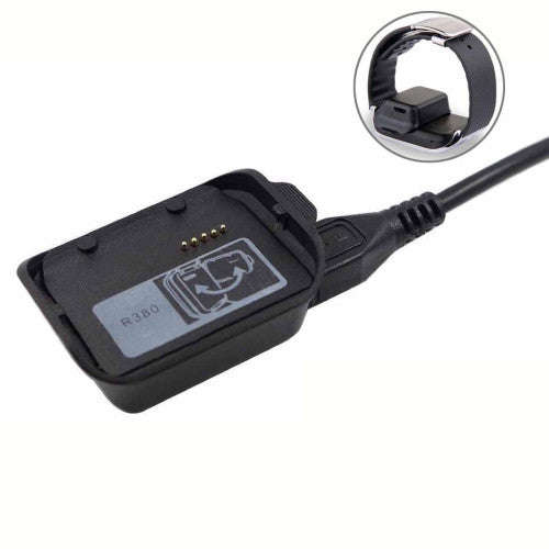 For Samsung Gear 2 R380 Charging Cradle Dock Charger with USB cable(Black)
