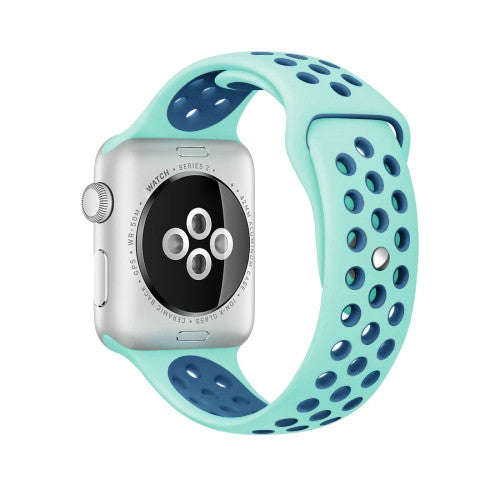 For Apple Watch Series 1 & Series 2 & Nike+ Sport 38mm Fashionable Classical Silicone Sport Watch...