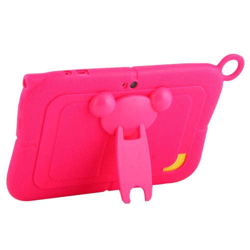 Pure Color Silicone Case with Panda Shape Plastic Holder for 7.0 inch Kids Education Tablet PC (W...