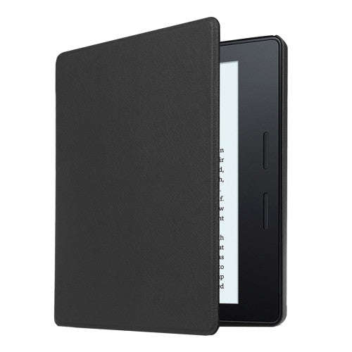 For Amazon Kindle Oasis Custer Texture Horizontal Flip Solid Color Leather Case with Three-foldin...