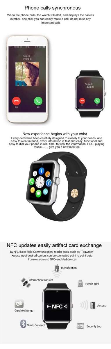 KB08 Smart Watch (Black)