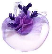 Fascinator Hat - Purple