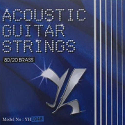 Brass Acoustic Guitar Strings - Light (12-52)