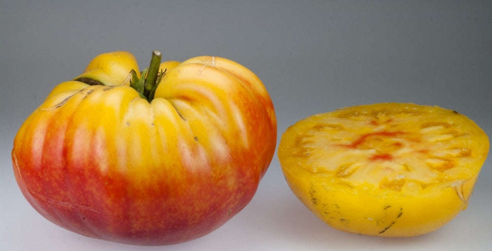 Striped German Tomato - Lycopersicon Esculentum - Heirloom Vegetable - 10 Seeds