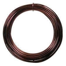 Bonsai Shaping Wire - Brown anodised aluminium - 1mm thick - 100 gram roll