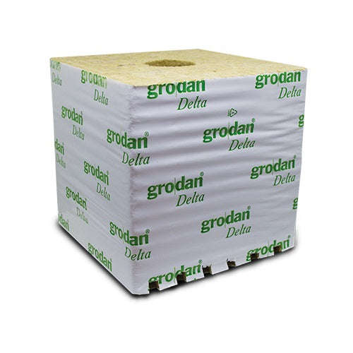 Grodan Delta 15cm x 15cm x 15cm Rockwool Block... - Grodan Biggie 15cm x 15cm x 15cm Rockwool Blocks