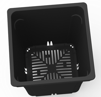 Bato Square Pots with Legs - Hydroponic / Soil Pots