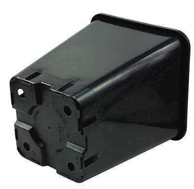 Square Growing / Plant Pots - Hydroponic / Soil Pots - Square Pot - 1.5L - 13cm x 13cm x 13cm high