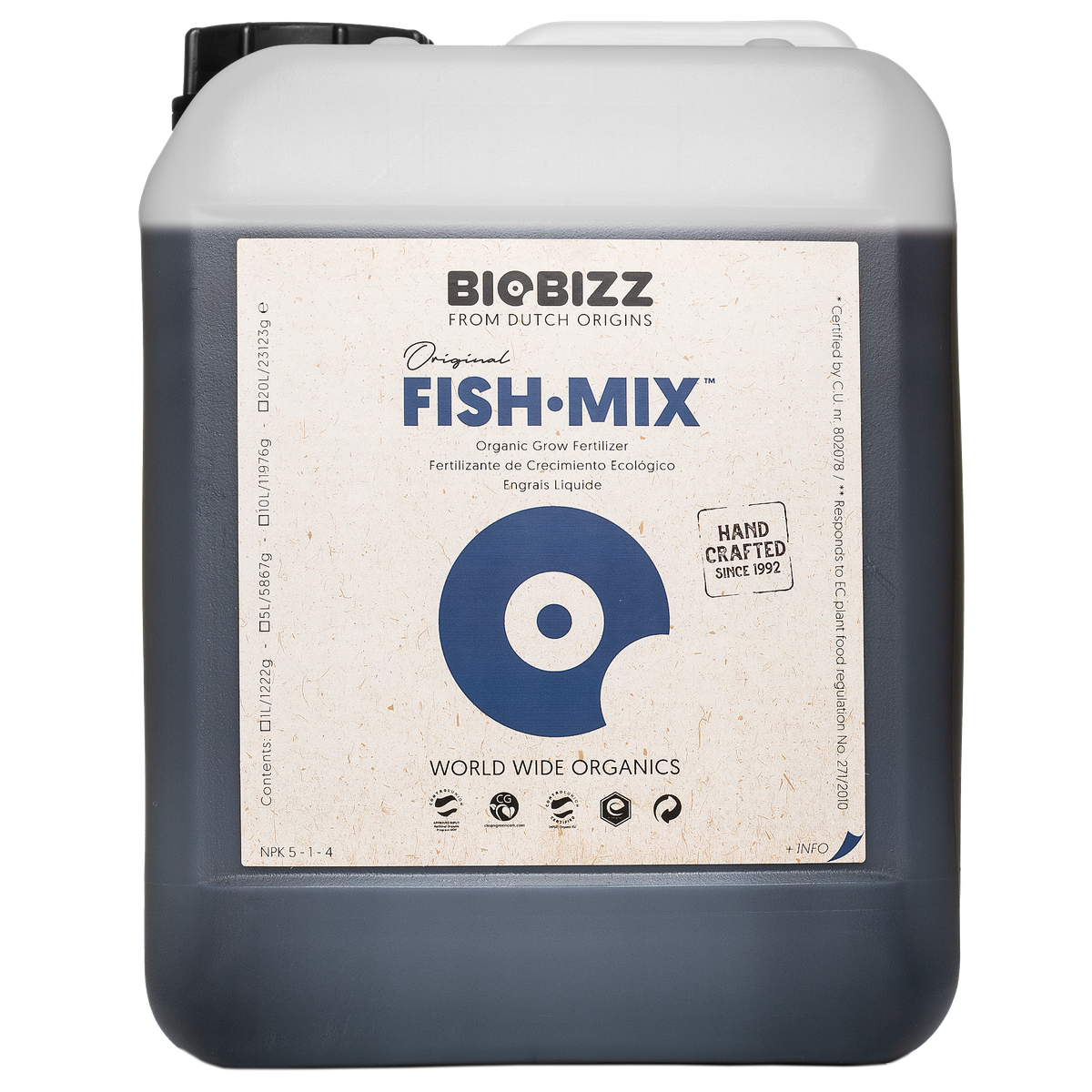 Biobizz Fish-Mix - Organic Hydroponic / Soil Nutrients